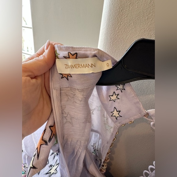 Zimmermann Concert Tie Neck Collage Blouse💋 - Picture 12 of 15